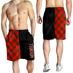 Maxwell Modern Tartan Crest Men's Short - Cross Style