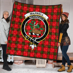 Maxwell Modern Tartan Crest Quilt