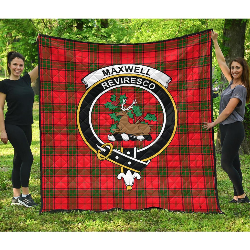 Maxwell Modern Tartan Crest Quilt