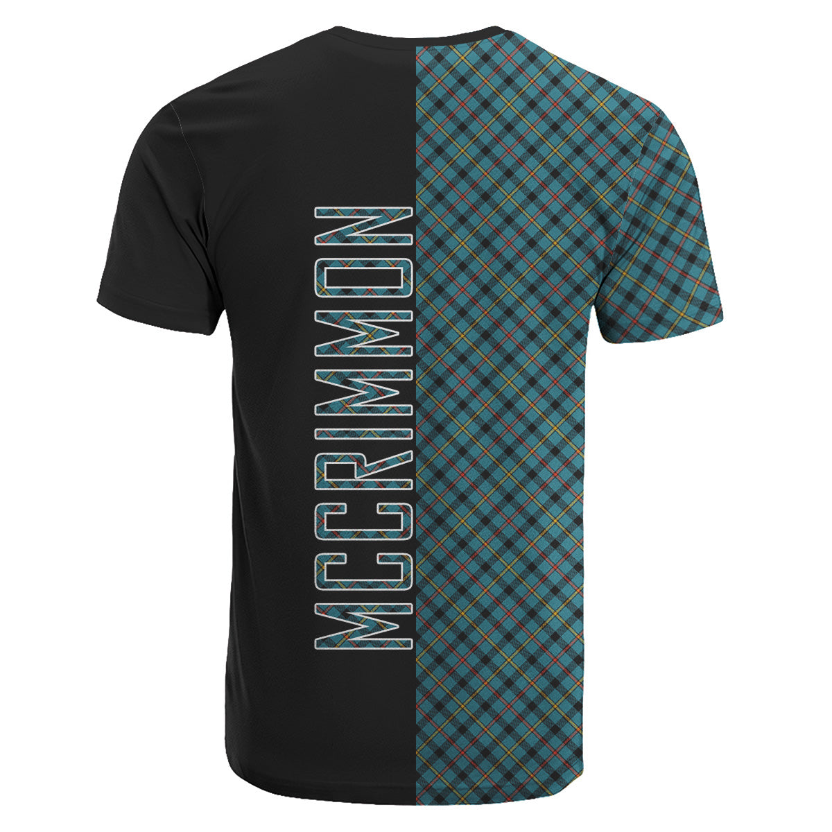 McCrimmon Ancient Tartan T-Shirt Half of Me - Cross Style