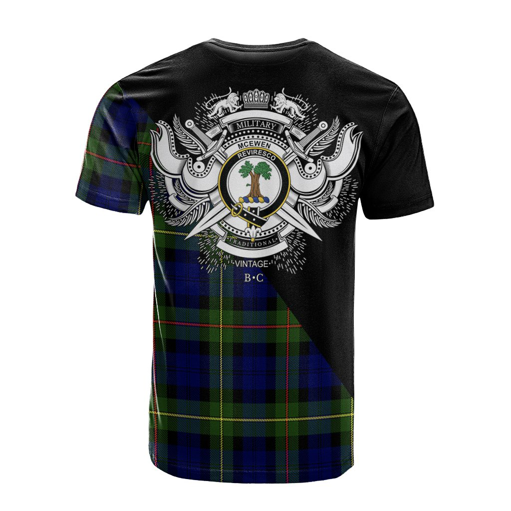McEwen Tartan - Military T-Shirt
