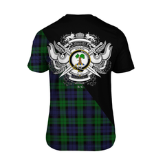 McEwen Black Watch Tartan - Military T-Shirt