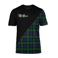 McEwen Black Watch Tartan - Military T-Shirt