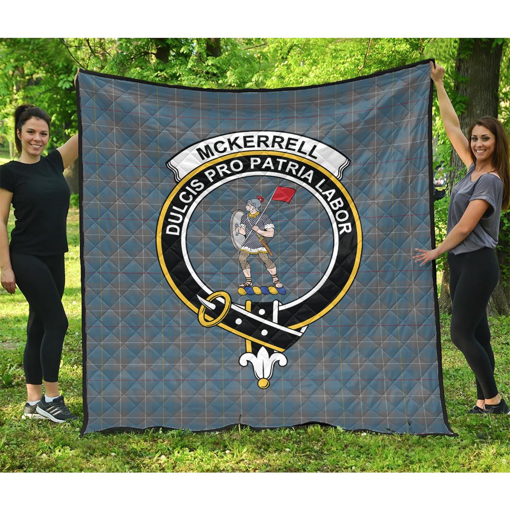 McKerrell of Hillhouse Dress Tartan Crest Quilt