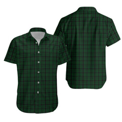 Menzies Green Tartan Hawaiian Shirt