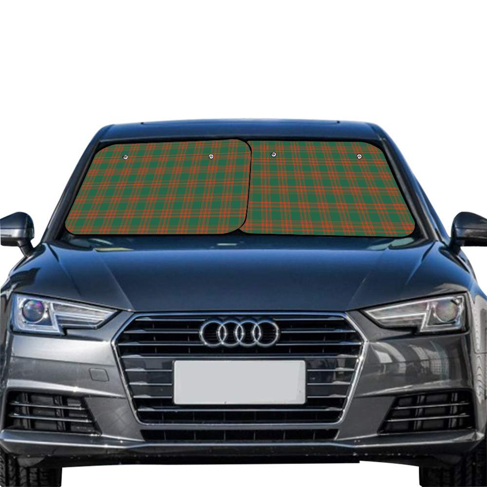 Menzies Green Ancient Tartan Car Sun Shade - 2 Pieces