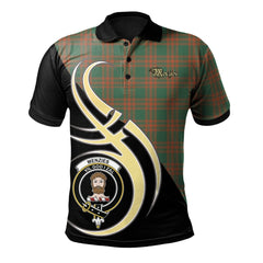 Menzies Green Ancient Tartan Polo Shirt - Believe In Me Style