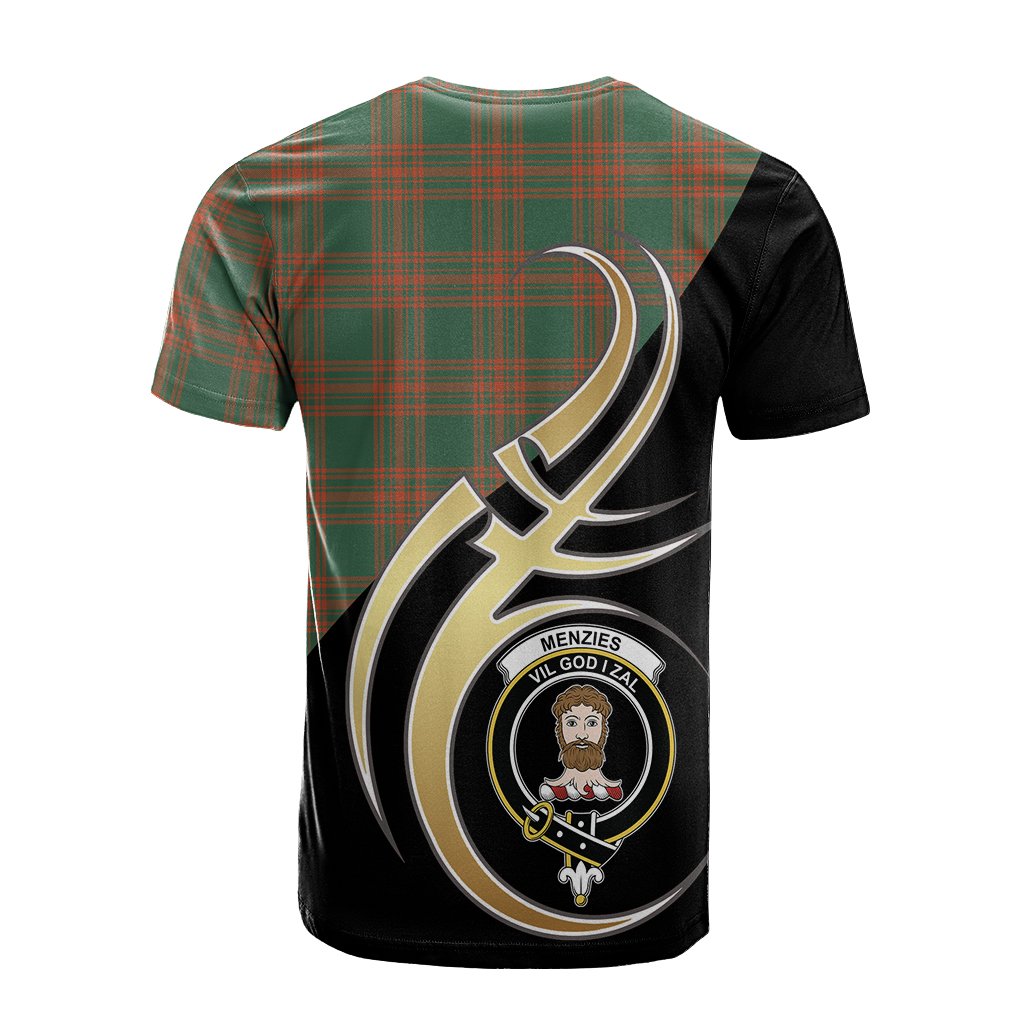 Menzies Green Ancient Tartan T-shirt - Believe In Me Style