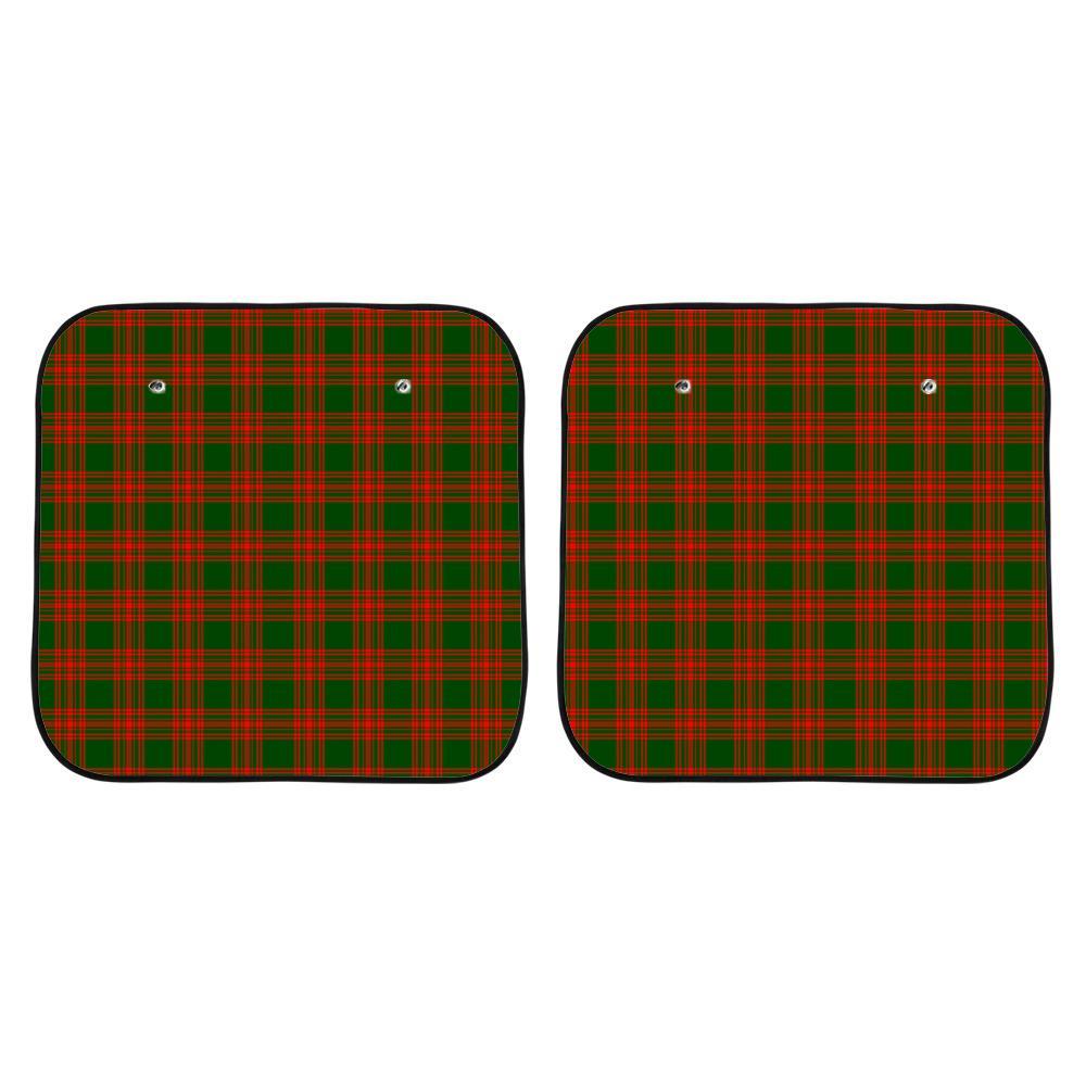 Menzies Green Modern Tartan Car Sun Shade - 2 Pieces