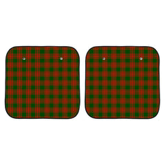 Menzies Green Modern Tartan Car Sun Shade - 2 Pieces