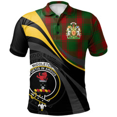 Middleton Tartan Polo Shirt - Royal Coat Of Arms Style