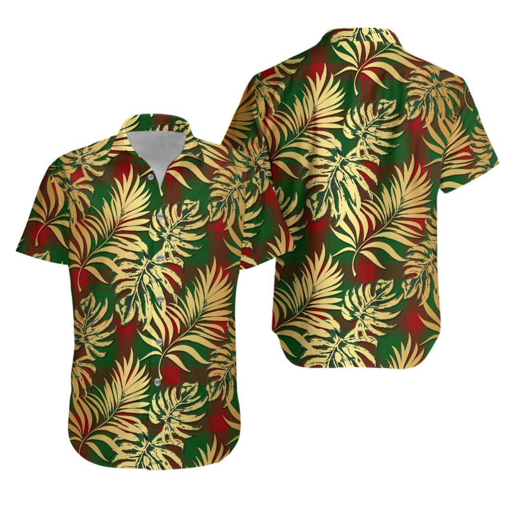 Middleton Tartan Vintage Leaves Hawaiian Shirt