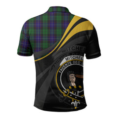 Mitchell Tartan Polo Shirt - Royal Coat Of Arms Style
