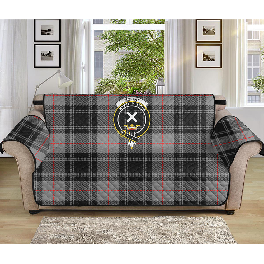 Moffat Modern Tartan Crest Sofa Protector