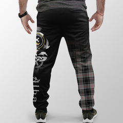 Moffat Modern Tartan Crest Jogger Sweatpants - Alba Celtic Style