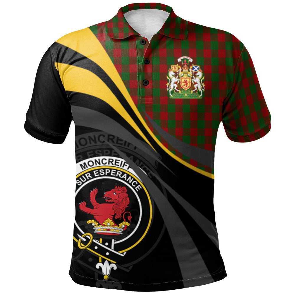 Moncrieff 02 Tartan Polo Shirt - Royal Coat Of Arms Style