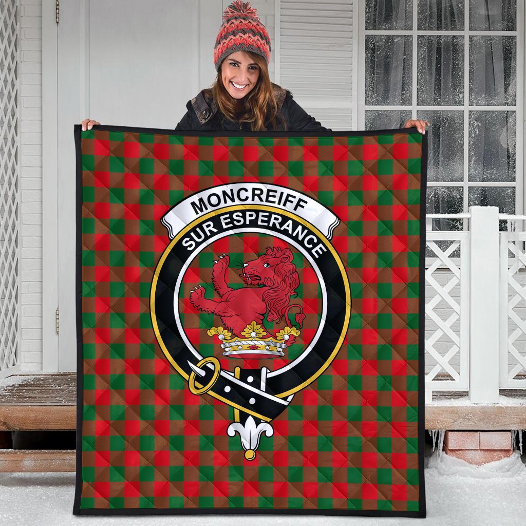 Moncrieff Tartan Crest Quilt