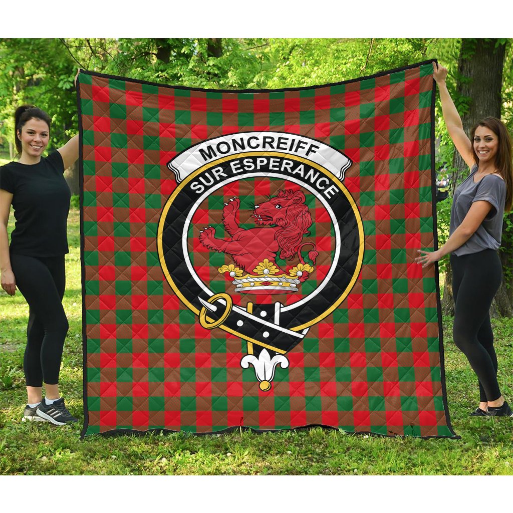 Moncrieff Tartan Crest Quilt