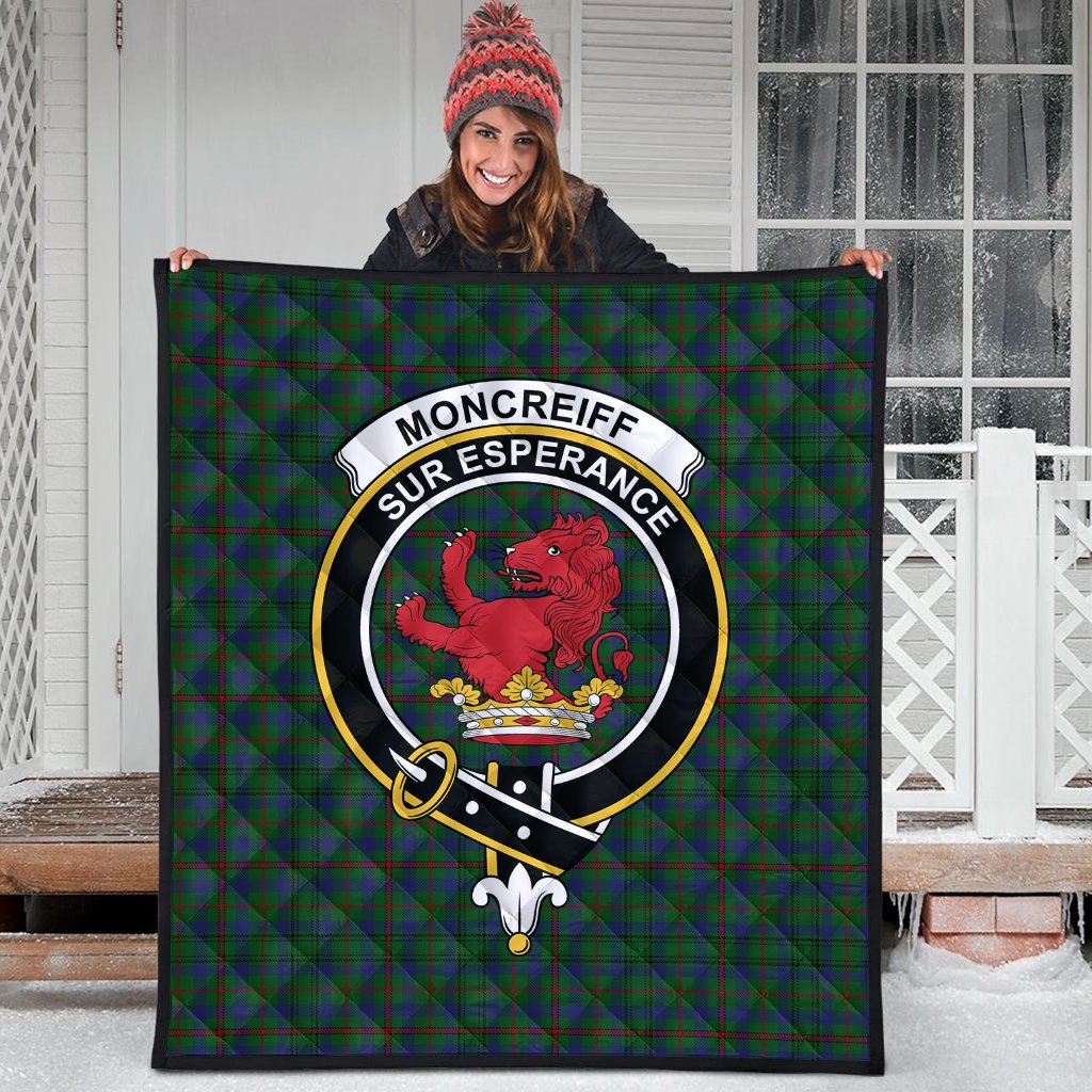 Moncrieff of Atholl Tartan Crest Quilt