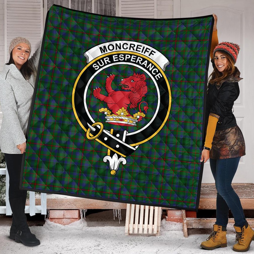 Moncrieff of Atholl Tartan Crest Quilt