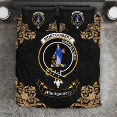 Montgomery Crest Black Bedding Set