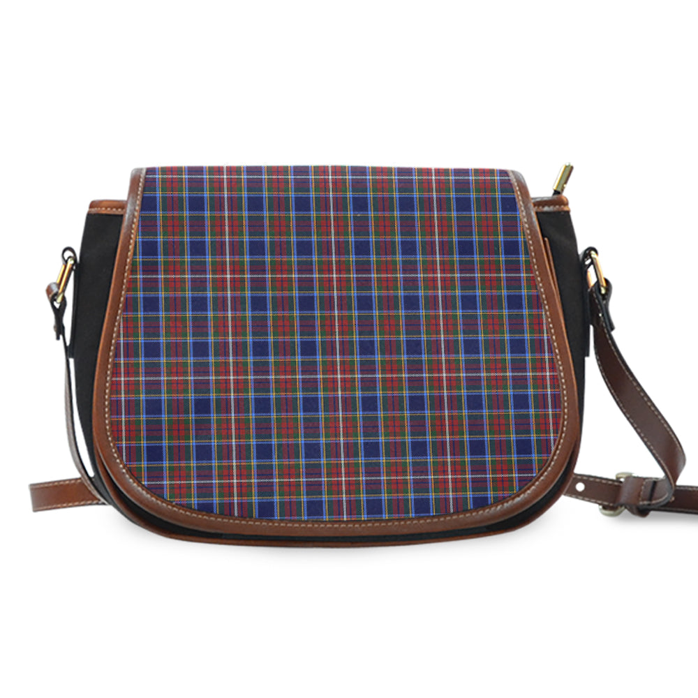 Moon 01 Tartan Saddle Handbags