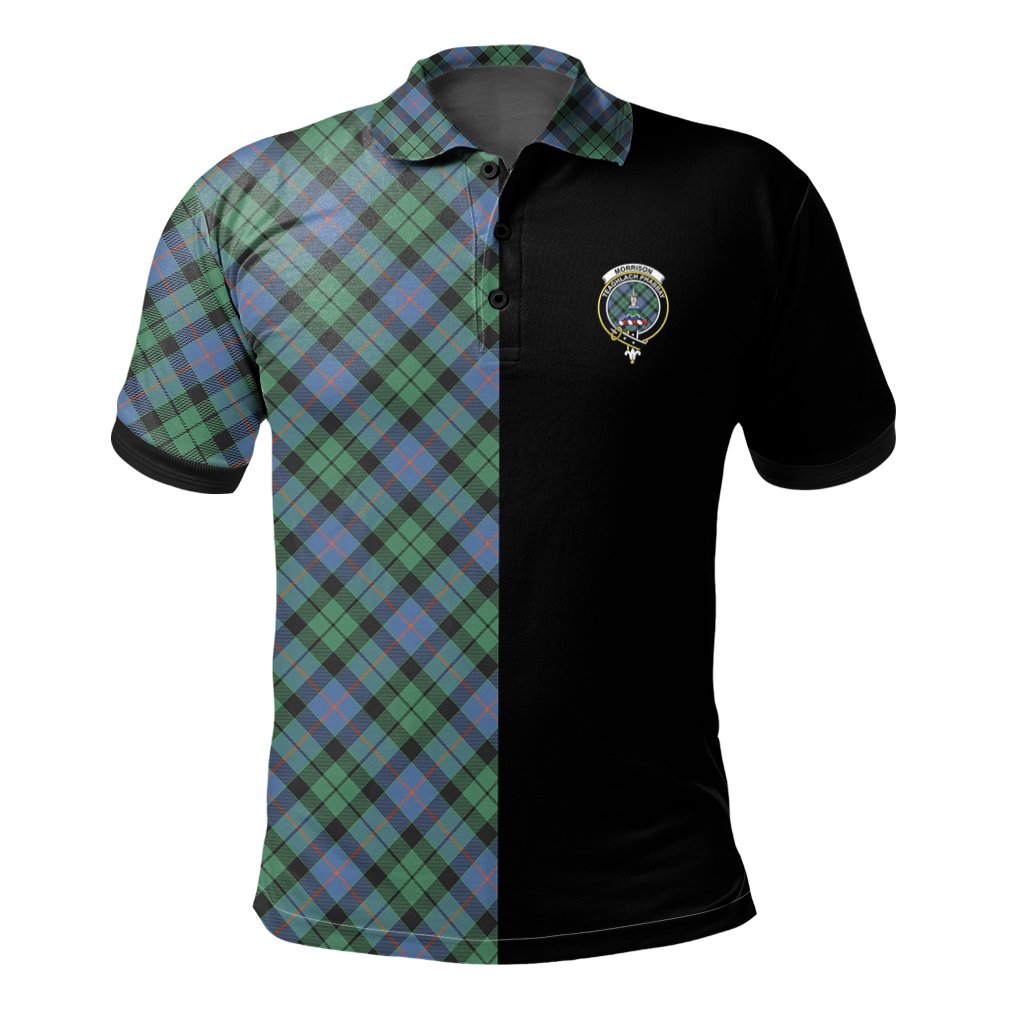 Morrison Ancient Tartan Polo Shirt Half of Me - Cross Style