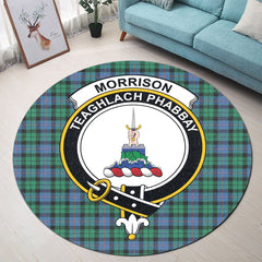 Morrison Ancient Tartan Crest Round Rug