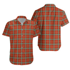 Morrison Red Ancient Tartan Hawaiian Shirt