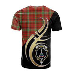 Morrison Red Modern Tartan T-shirt - Believe In Me Style