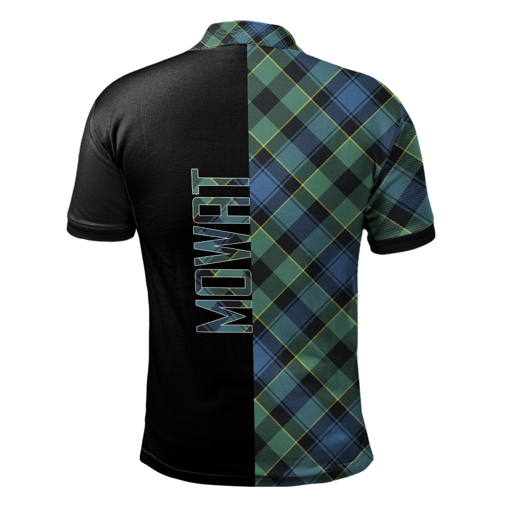 Mowat Tartan Polo Shirt Half of Me - Cross Style