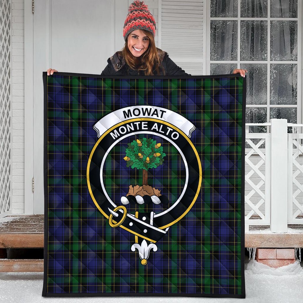 Mowat Originaux Tartan Crest Quilt