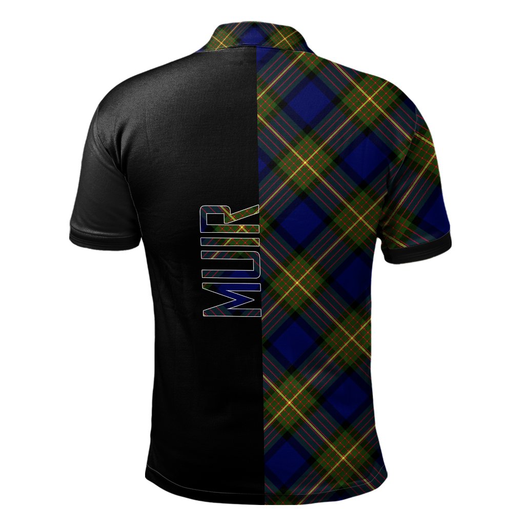 Muir Tartan Polo Shirt Half of Me - Cross Style