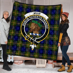Muir Tartan Crest Quilt