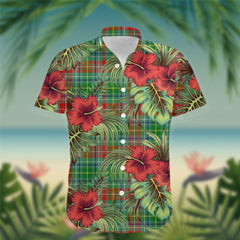 Muirhead Tartan Hawaiian Shirt Hibiscus, Coconut, Parrot, Pineapple - Tropical Garden Shirt