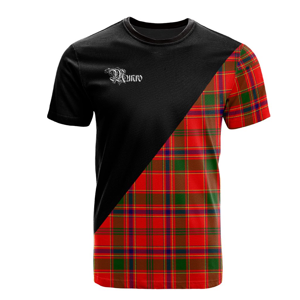 Munro Modern Tartan - Military T-Shirt