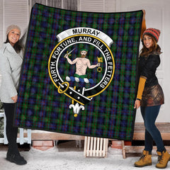 Murray of Atholl Tartan Crest Quilt