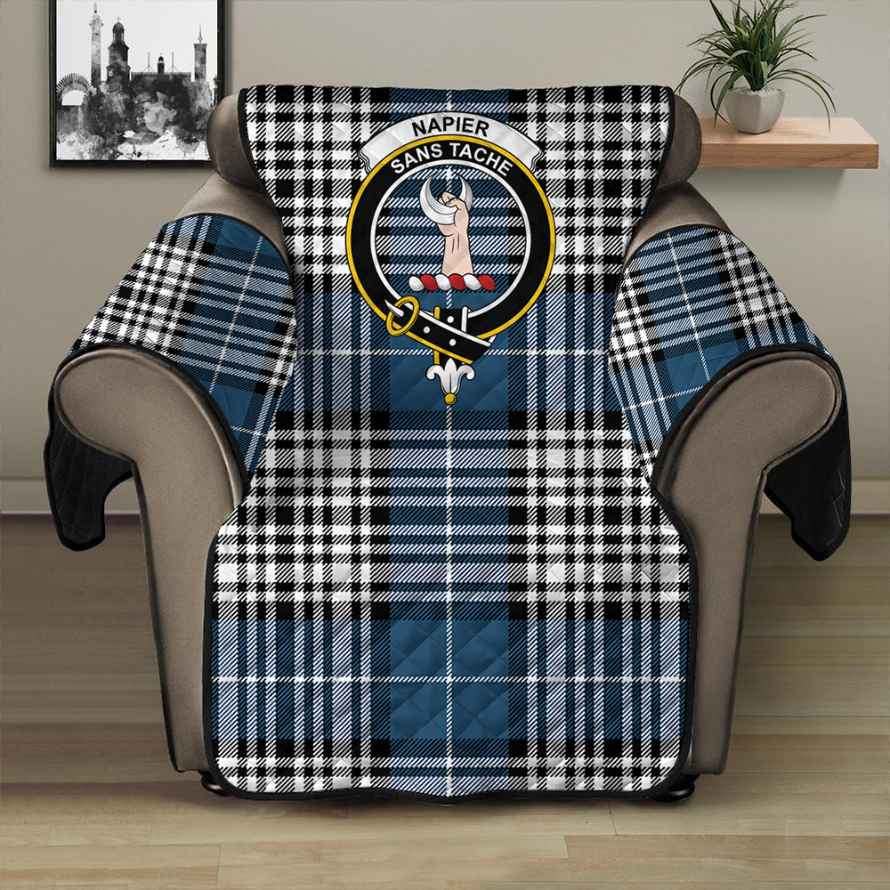 Napier Modern Tartan Crest Sofa Protector