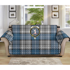 Napier Modern Tartan Crest Sofa Protector