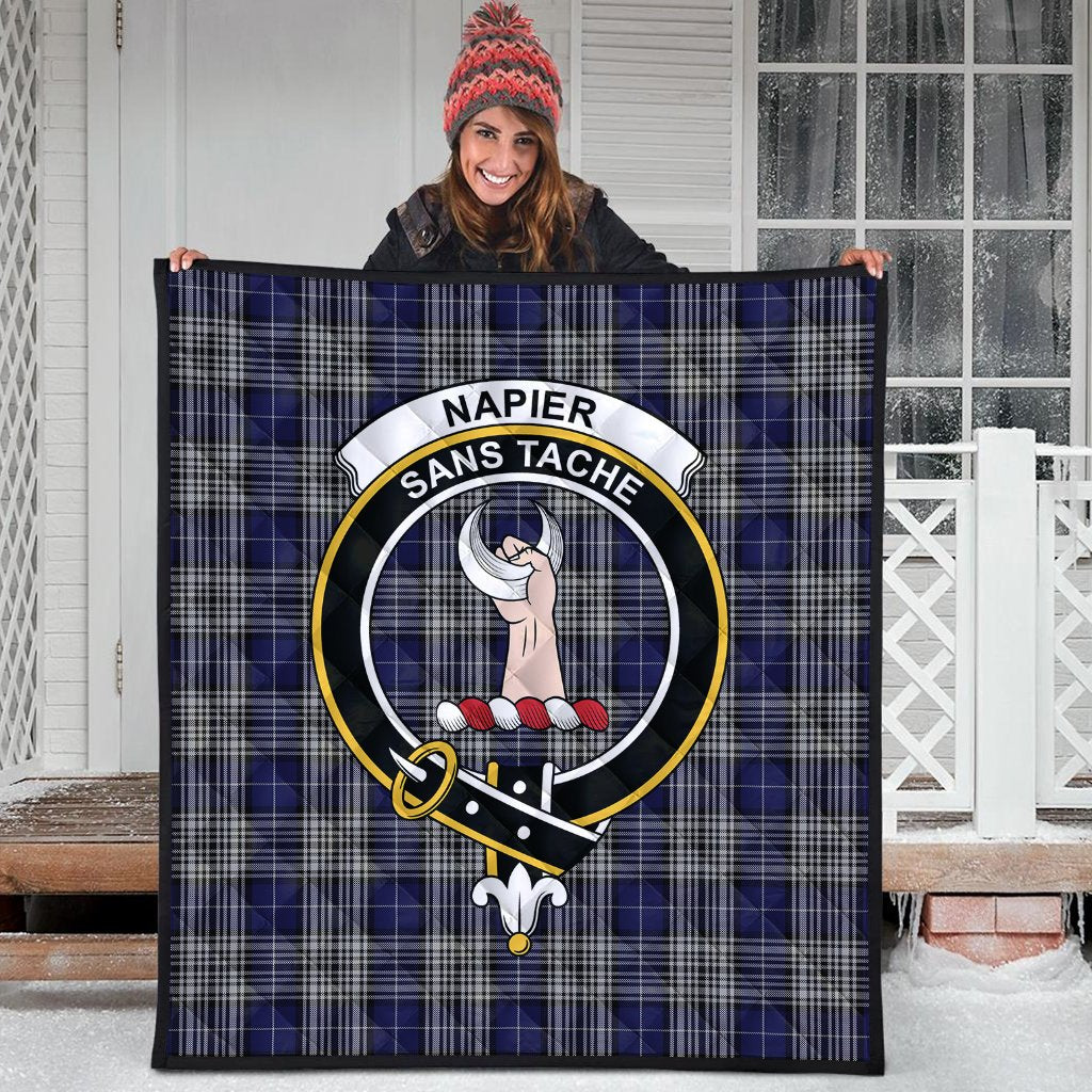 Napier Tartan Crest Quilt