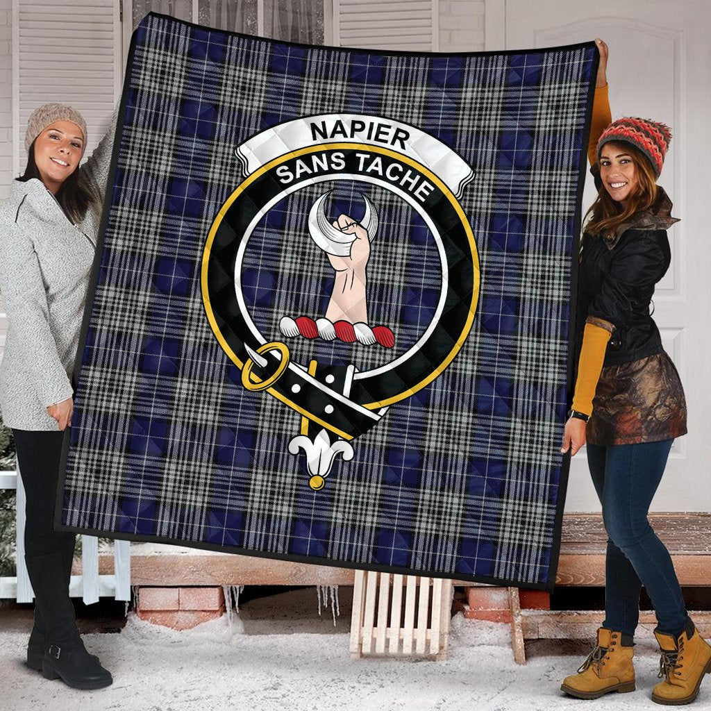 Napier Tartan Crest Quilt