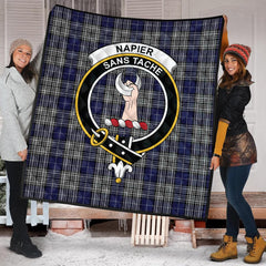 Napier Tartan Crest Quilt