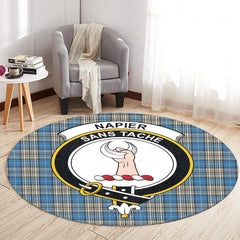 Napier Ancient Tartan Crest Round Rug