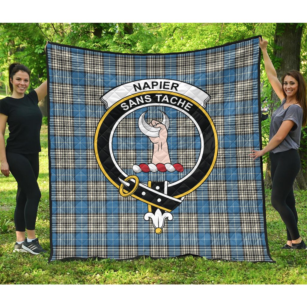 Napier Ancient Tartan Crest Quilt