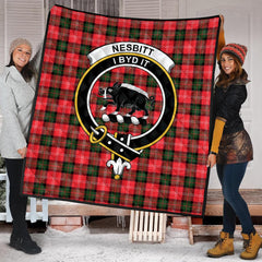 Nesbitt Modern Tartan Crest Quilt