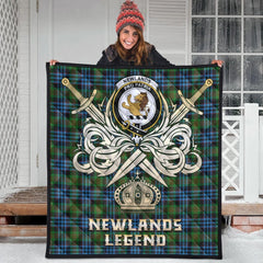 Newlands of Lauriston Tartan Crest Legend Gold Royal Premium Quilt