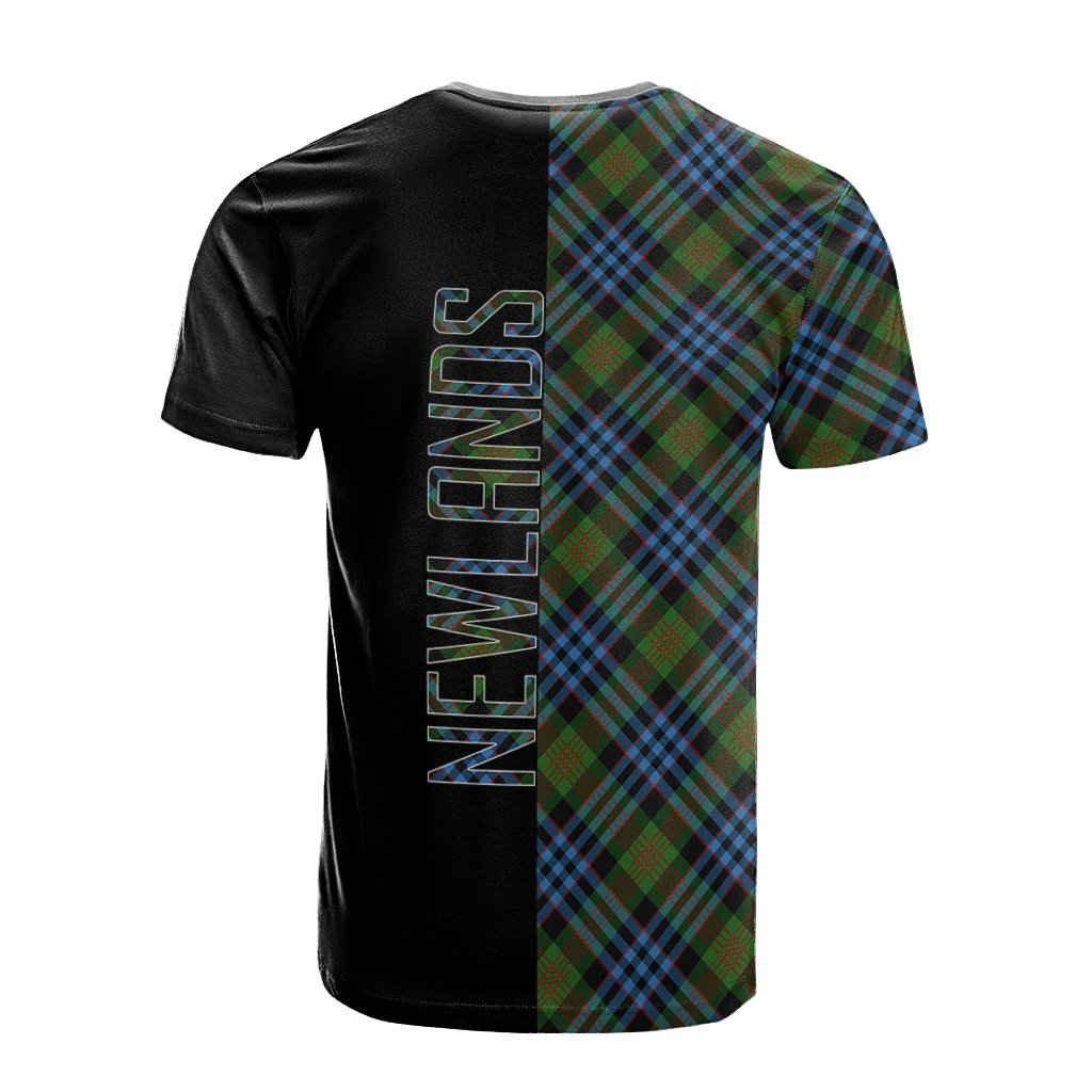 Newlands of Lauriston Tartan T-Shirt Half of Me - Cross Style