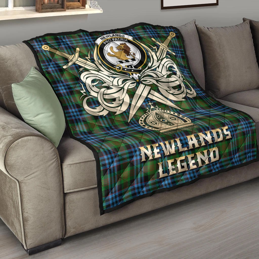 Newlands of Lauriston Tartan Crest Legend Gold Royal Premium Quilt