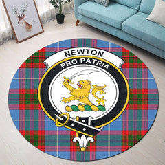 Newton Tartan Crest Round Rug