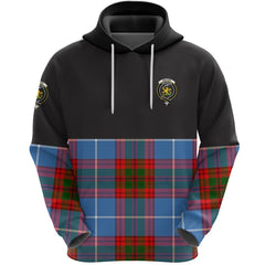 Newton Clan Half Of Tartan Hoodie